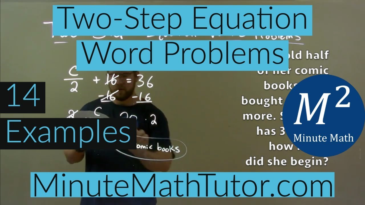 Two-Step Equation Word Problems | 14 Examples