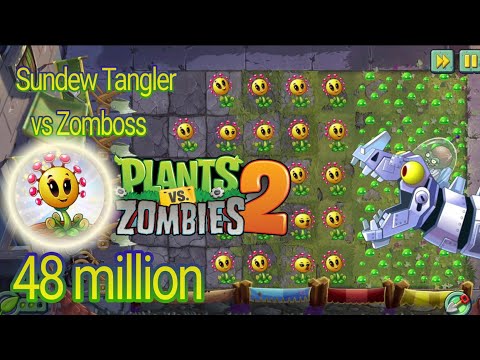 Plants vs. Zombies 2 Arena Week 291, 48 million, PvZ 2 Sundew Tangler vs Zomboss