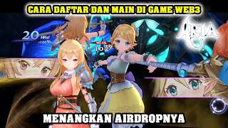 CARA DAFTAR DAN MAIN DI GAME WEB3 ARIA