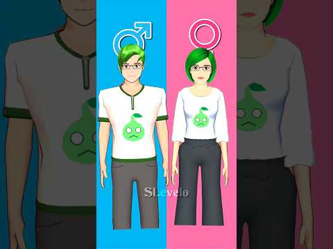 Gender Swap • Sakura school simulator NPCs #shorts #sakuraschoolsimulator #viral