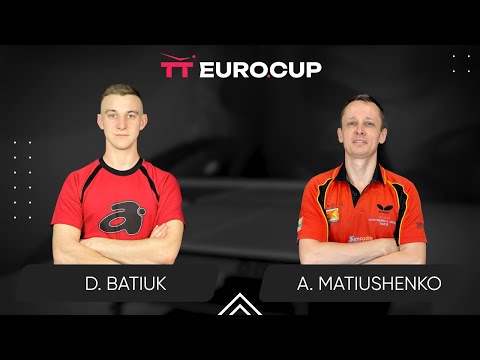 14:45 Dmytro Batiuk - Andrii Matiushenko 01.01.2026 TT EURO.CUP Ukraine Master. TABLE 3