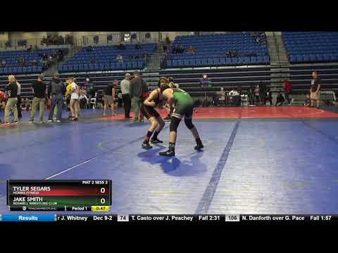 12U 98 Jake Smith Roswell Wrestling Club Vs Tyler Segars Morris Fitness