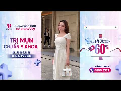 Hoàng Kim Chi - Á Hậu 3 Miss Earth Vietnam 2023 trải nghiệm dịch vụ Dr. Acne Laser Điều Trị Mụn E2X