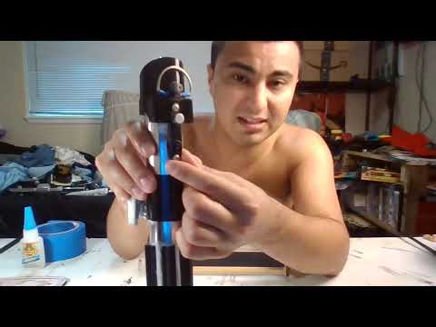 How you can make your own Homemade metal Darth Vader lightsaber hilt in episode 4 ANH