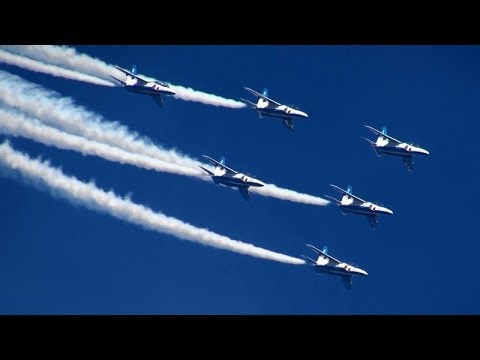 ブルーインパルス 新田原基地航空祭2013予行 快晴1区分！　JASDF BlueImpulse Rehearsal