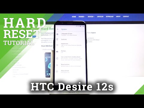 How to Hard Reset HTC Desire 12s – Factory Reset Via Settings
