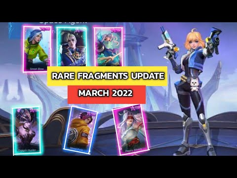Rare Fragments Update March 2022 || New Skins at Rare Fragments 2022 Mobile Legends || MLBB