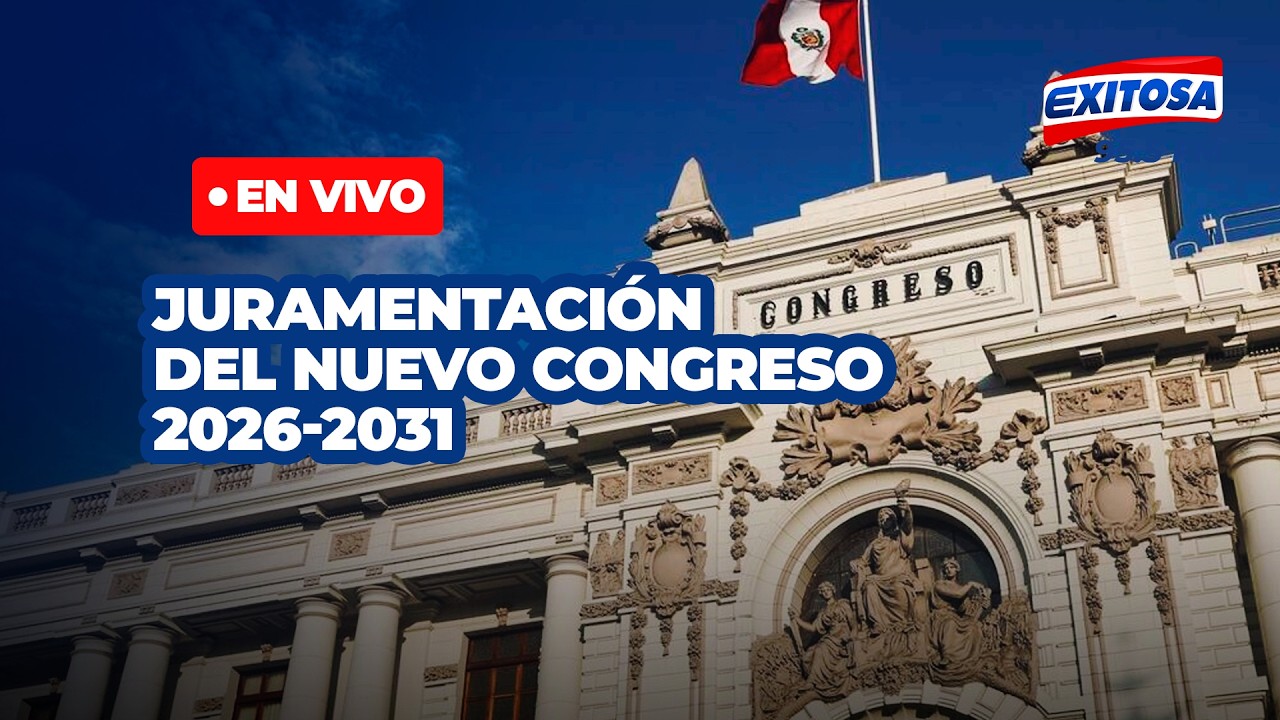 🔴🔵 EN VIVO | SENADORES JURAMENTAN A SUS CARGOS EN EL CONGRESO BICAMERAL