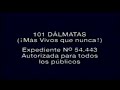 101 DÁLMATAS MÁS VIVOS QUE NUNCA 1996 Intro VHS España