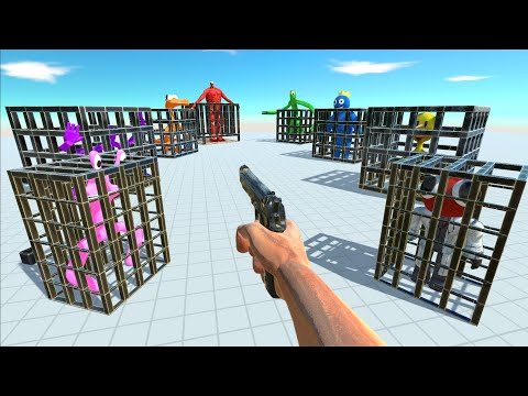 Fps Avatar Rescue All Rainbow Friends and Titan - ARBS