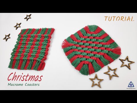DIY Macrame Christmas Tree Decoration EASY Christmas Crafts