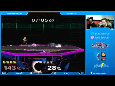 Blitzbar Monthly #2 - Skam (Jigglypuff) vs L Iax (Fox) - Grand Final - Melee Singles