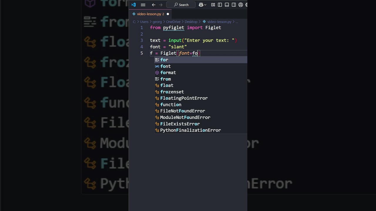 Python ASCII Art in 1 Minute | Make Hacker-Style Text with PyFiglet