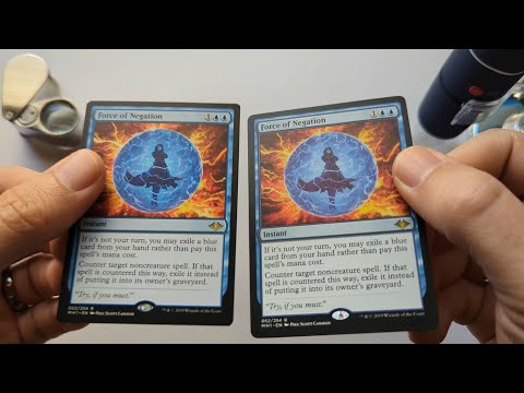 MTG high quality fake sold on Ebay comparison