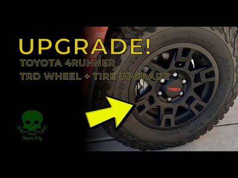New Shoes For The 4Runner...TRD Accessory Wheels and All Terrain Tires