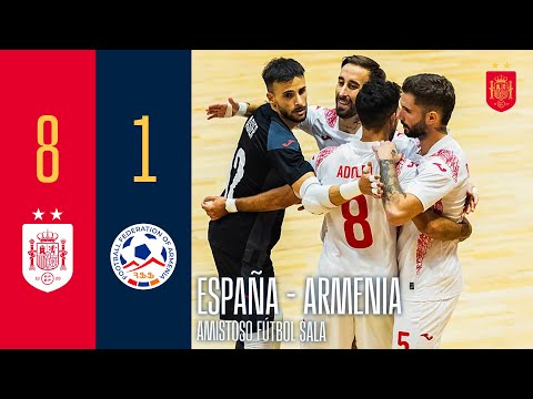 RESUMEN | FÚTBOL SALA | España 8-1 Armenia | 🔴 SEFUTBOL
