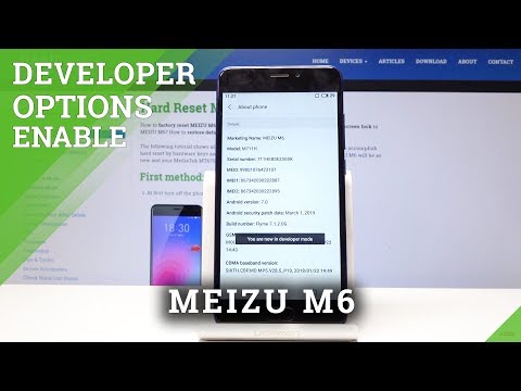 How to Enable Developer Options in MEIZU M6 - Unlock Developer Options