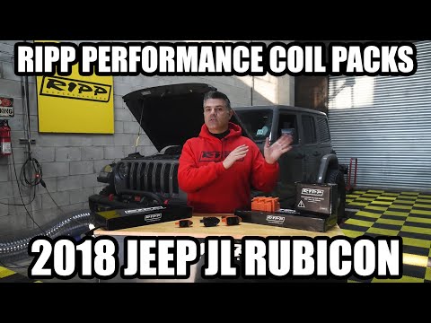 2018 Jeep Rubicon RIPP Performance Coils on the Dyno!