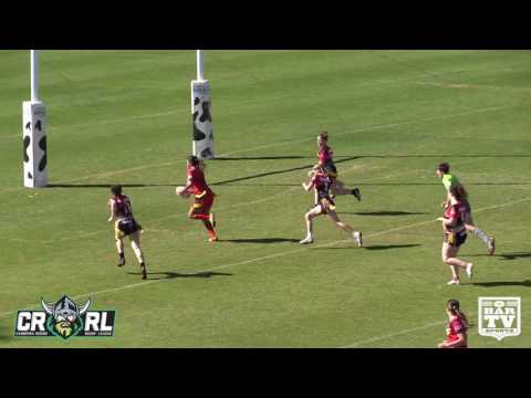 2017 Canberra League LLT Round 4 - Gungahlin Bulls vs Bungendore Tigerettes Highlights