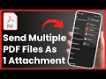 How To Send Multiple PDF Files As One Attachment EASY STEPS