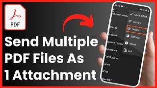 How to Send Multiple PDF Files As One Attachment ! [EASY STEPS]