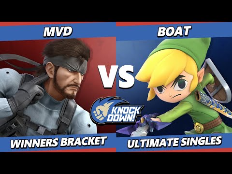 Knockdown 81 - MVD (Snake) Vs. Boat (Toon Link) Smash Ultimate - SSBU