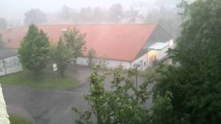 preview picture of video 'Unwetter Bad Salzungen 22. Juni 2011'