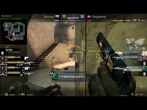 Outlaws acl with 3 kills on Mirage #CSGO