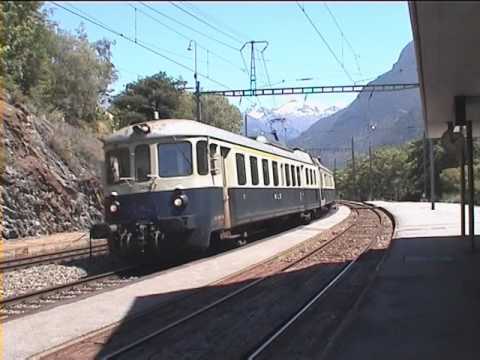 1997-2000 [SD] Classic BLS South Ramp, from Brig to Goppenstein - BEST HISTORIC BLS on YouTube!