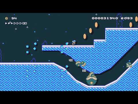 Snow & Slides LITE by Mari - Super Mario Maker 2 - No Commentary 1bw