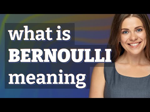 Bernoulli | meaning of Bernoulli