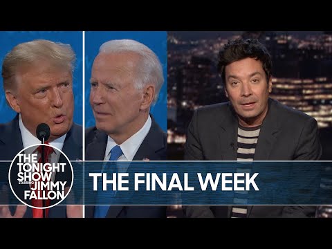 特朗普和拜登的競選活動在大選前一週全力以赴｜《今夜秀》｜《今夜秀》。 (Trump and Biden Campaigns Go All Out Week Before Election | The Tonight Show)