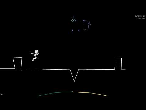 just vib ribbon at 6:49  :)