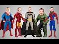 Superhero Hulk Spiderman Ironman Batman 2017 Little Babies Finger Family Songs