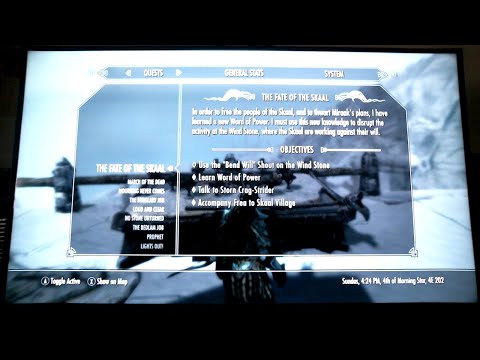 Dragonborn Mod - The Fate Of The Skaal - Use the Bend Will Shout on the Wind Stone - Solstheim