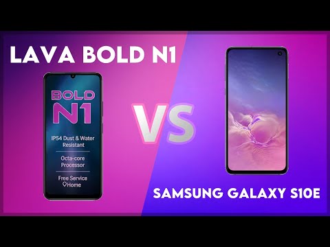 Lava Bold N1 vs Samsung Galaxy S10e Technical Comparison