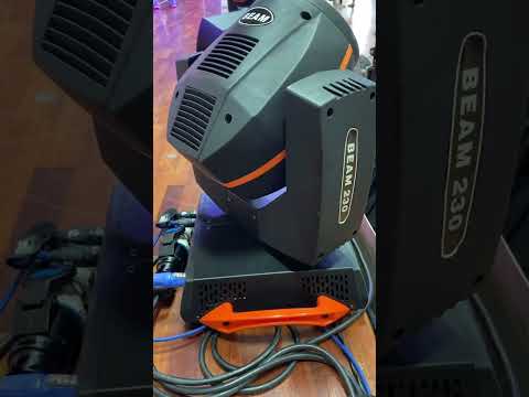 Beam 230 scene program automation with sound effect stage lighting