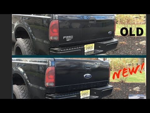 How to Upgrade the Tailgate on Your 99-07 F250 to an 08-16 New Tailgate!