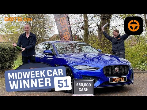 BOTB Midweek Car Competition Winner! Shaun Powell – Jaguar XE P300 R-Dynamic + £30k – Week 17 2021
