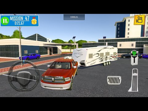 Roundabout 2 A Real City Driving Parking Sim New Car (Caravan) #8 - Android Gameplay FHD