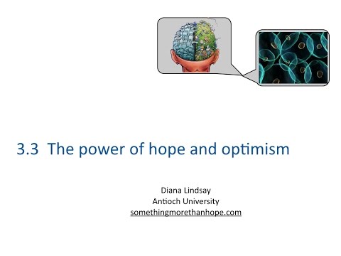 Unit 3.3 The power of hope and optimism