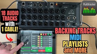 Live BACKING TRACKS App - Multitracker Overview (Multi-Track-Outputs) 
