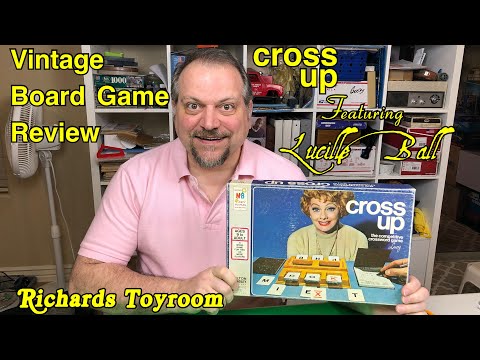 Vintage Board Game Review: Cross Up by Milton Bradley, 1974.