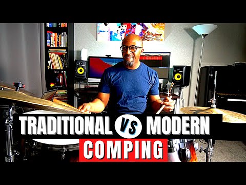 TRADITIONAL VS MODERN COMPING FOR DRUMS | Jazz Drummer Q-Tip of the Week