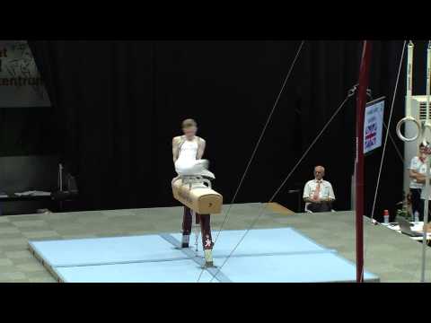 EYOF2013 GYMNASTICS (B) GOLD NILE WILSON (GBR) POMMEL HORSE