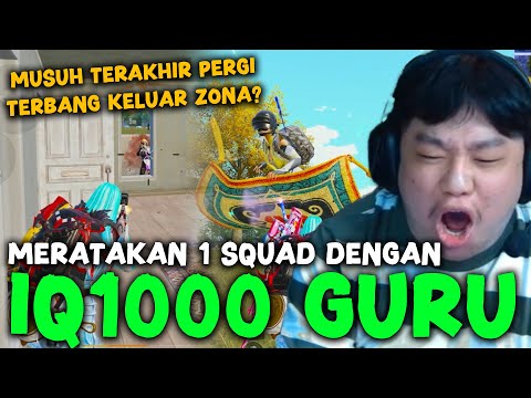 DITENGAH KEPANIKAN PEPERANGAN GURU TUNJUKKAN IQ1000 BUAT RATAIN MUSUH DENGAN TUNTAS! | RICS PUBGM