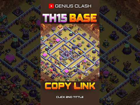 TH15 Leistungsstarkes CWL-Basis-Layout! #shorts