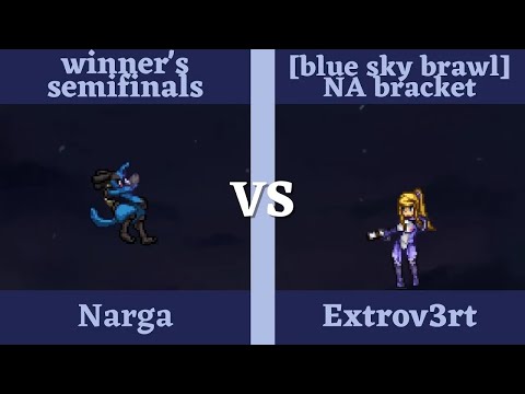 Narga (Lucario) vs. Extrov3rt (ZSS) - SSF2 Winner's Semis - Blue Sky Brawl NA