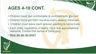 Creating The Hurling Habit