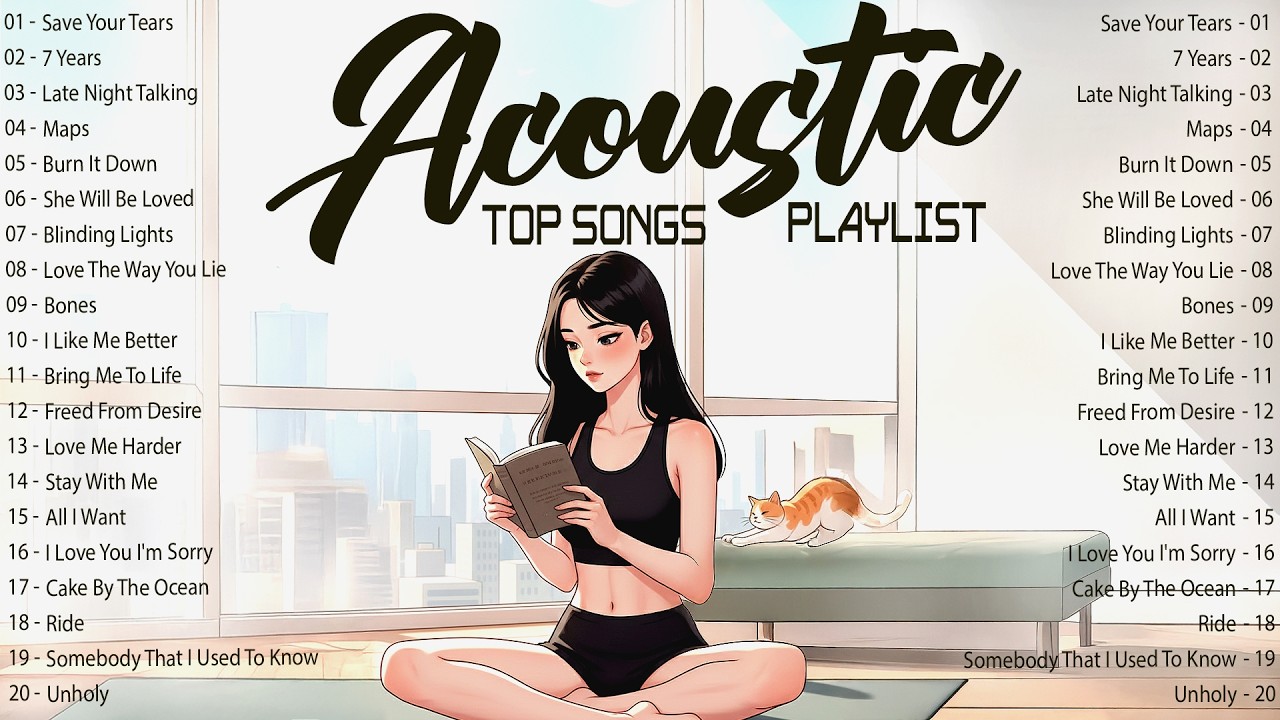 Healing Acoustic Songs 2026 with Lyrics 🌻 Soft and Warm English Songs To Calm Your Mind